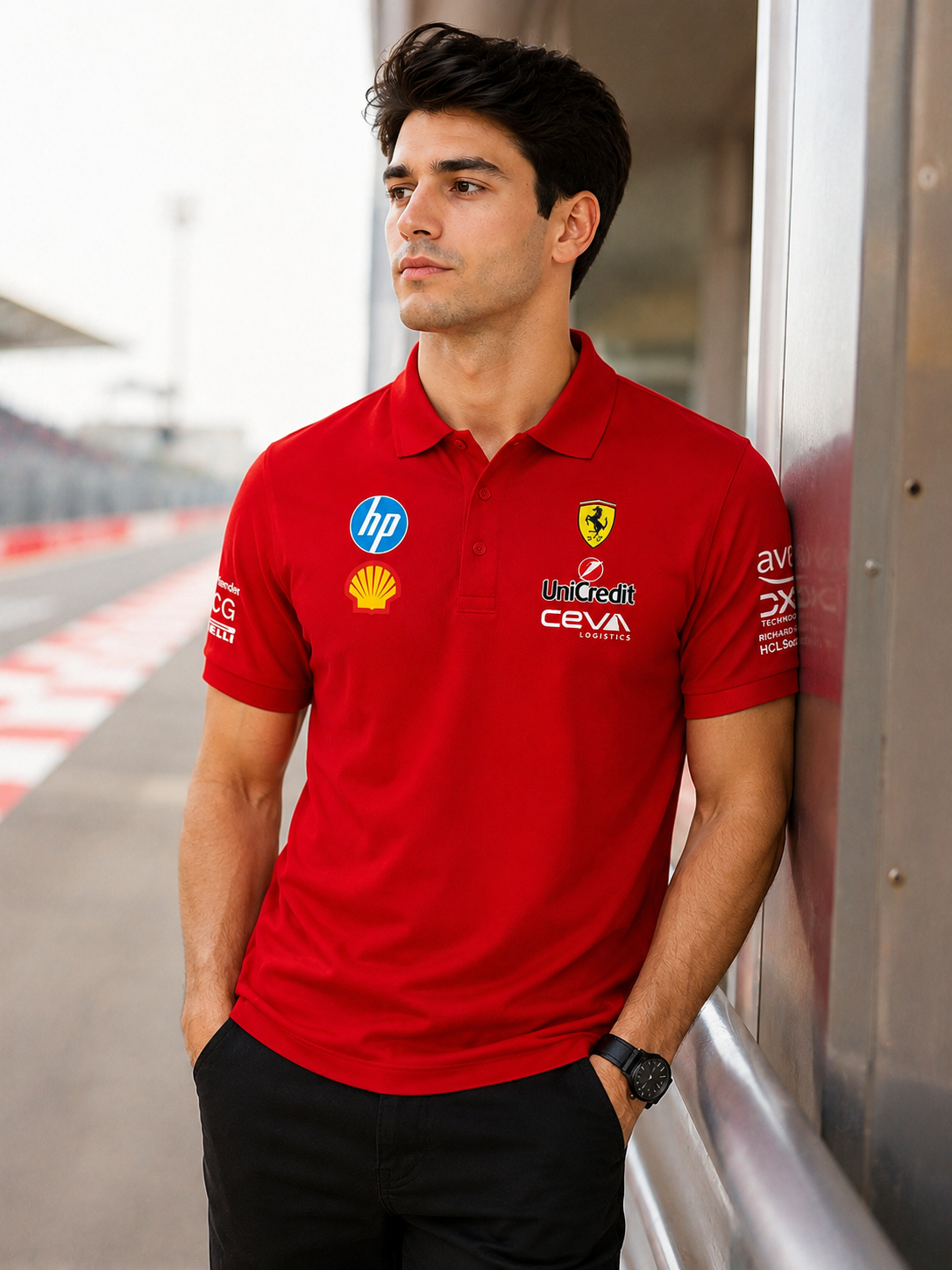 Premium Ferrari Polo Shirt