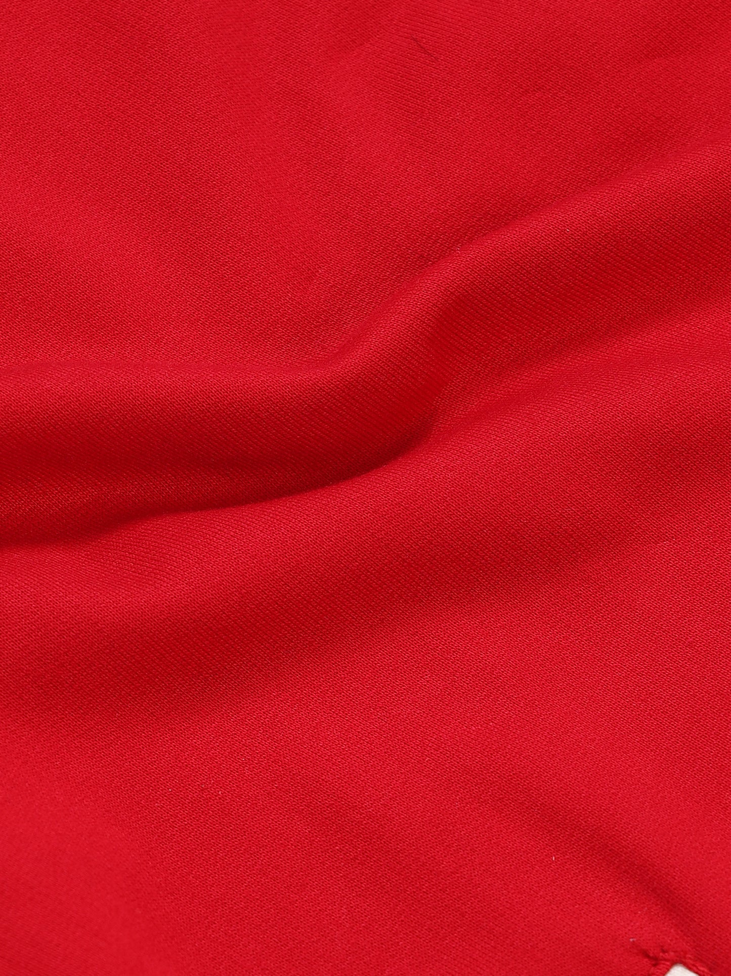 Oversized - Varsity Jacket Red with Off White