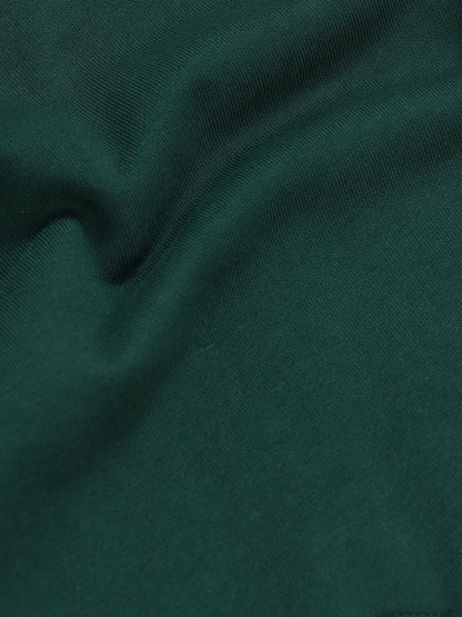 Varsity Jacket - Bottle Green with Off White