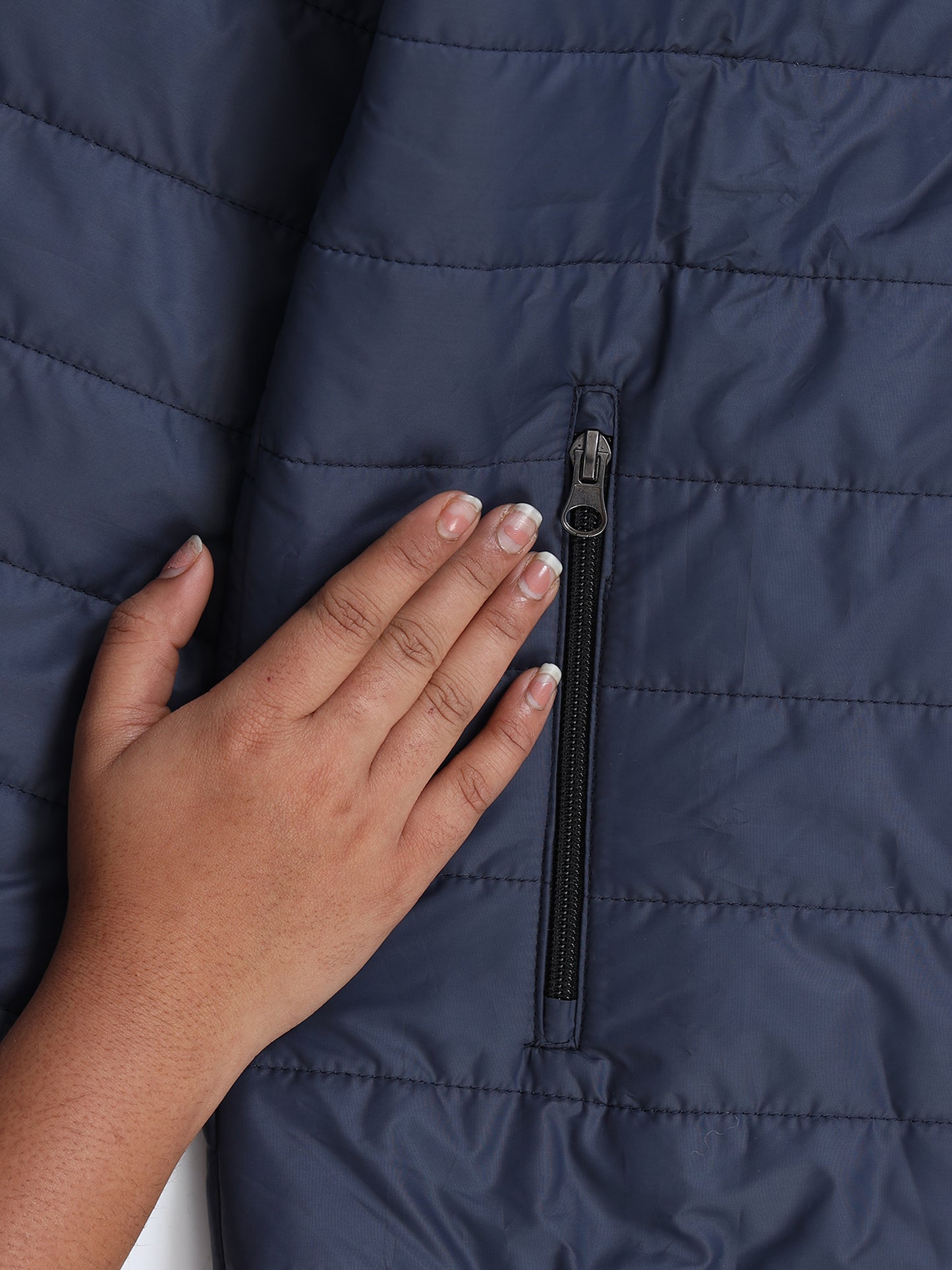 Puffer Jacket - Navy Blue