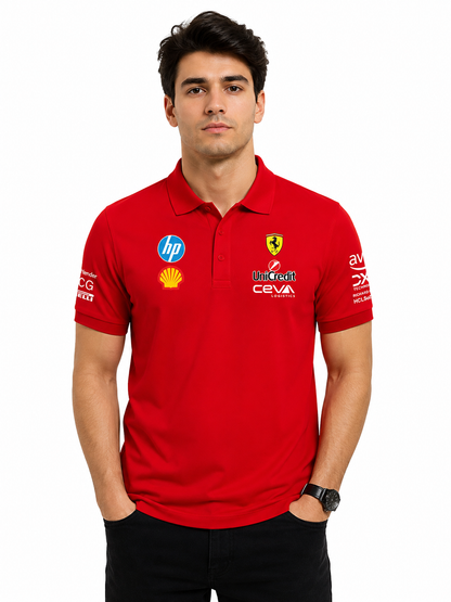 Premium Ferrari Polo Shirt