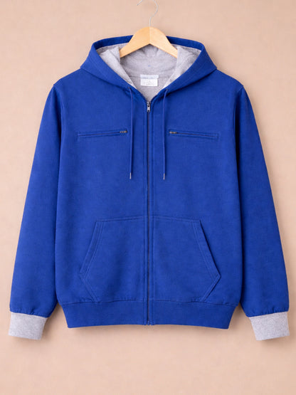 Travel Explorer Hoodie - Royal Blue