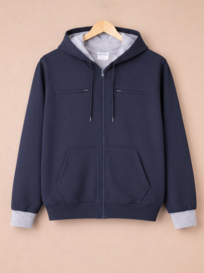Travel Explorer Hoodie - Petrol Blue