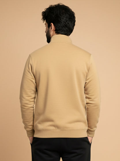 Half Zip Jacket - Beige