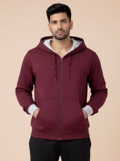 Travel Explorer Hoodie - Maroon