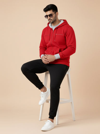 Travel Explorer Hoodie - Red