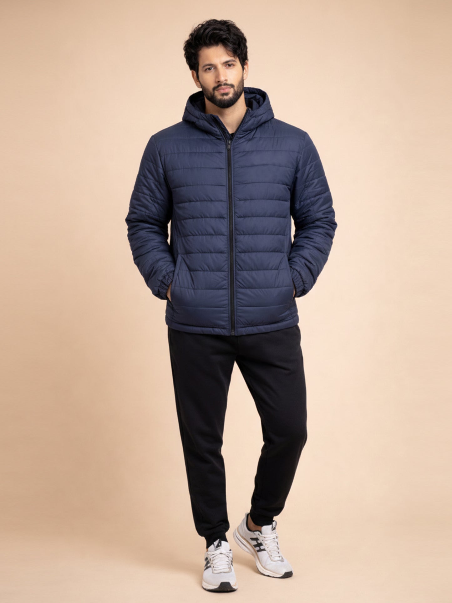 Puffer Jacket - Navy Blue