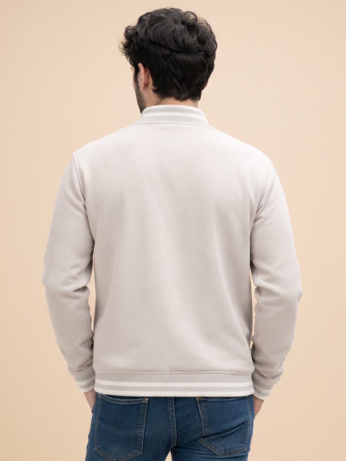 Varsity Jacket - Steel Grey