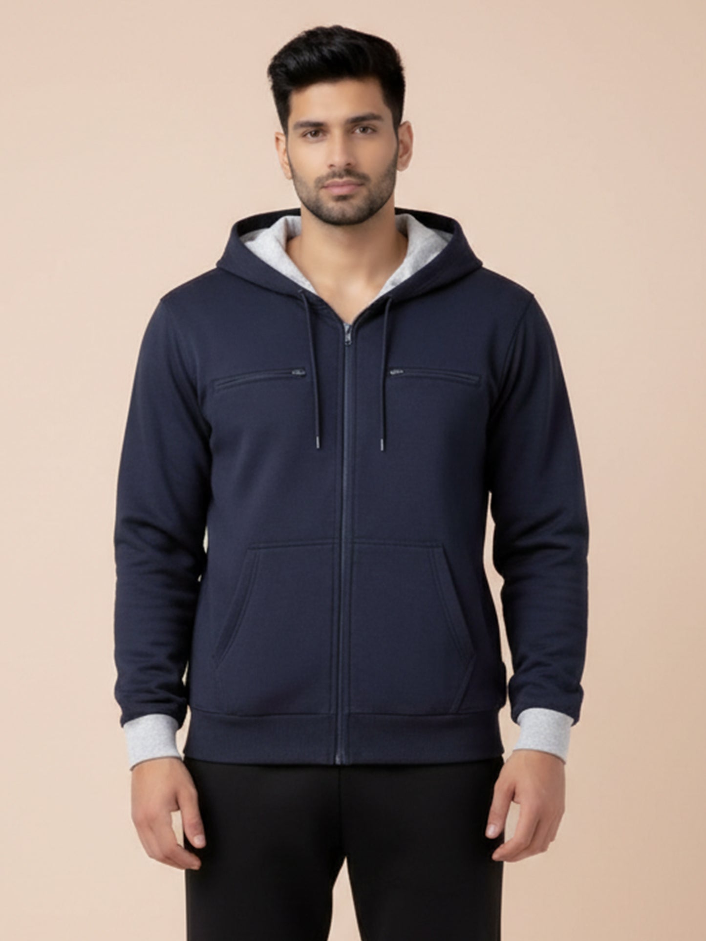 Travel Explorer Hoodie - Petrol Blue