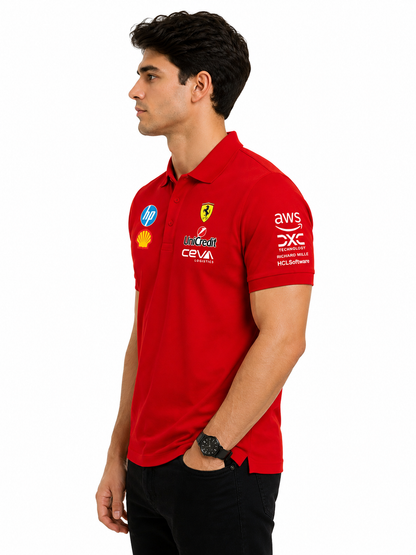 Premium Ferrari Polo Shirt