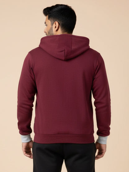 Travel Explorer Hoodie - Maroon