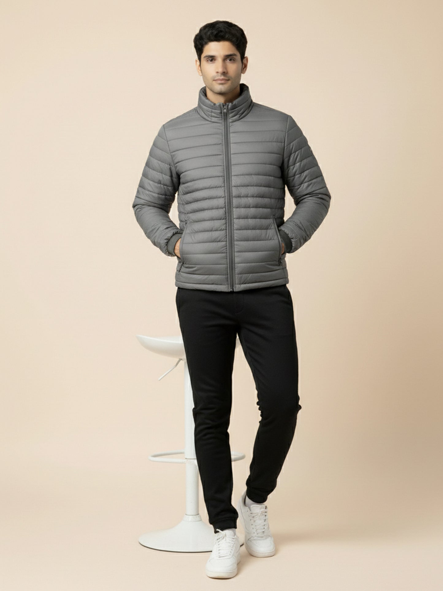 Puffer Jacket - Grey