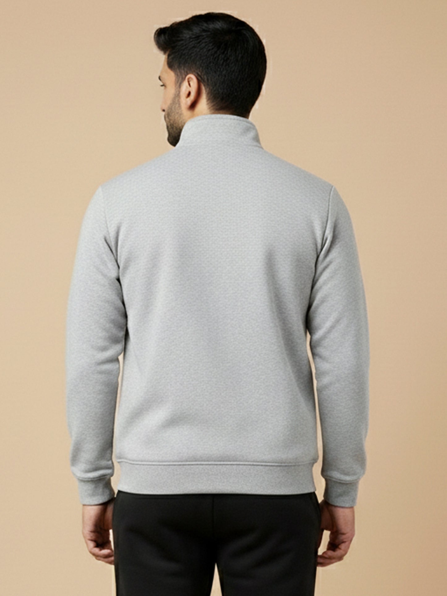 Bomber Jacket - Grey with Black