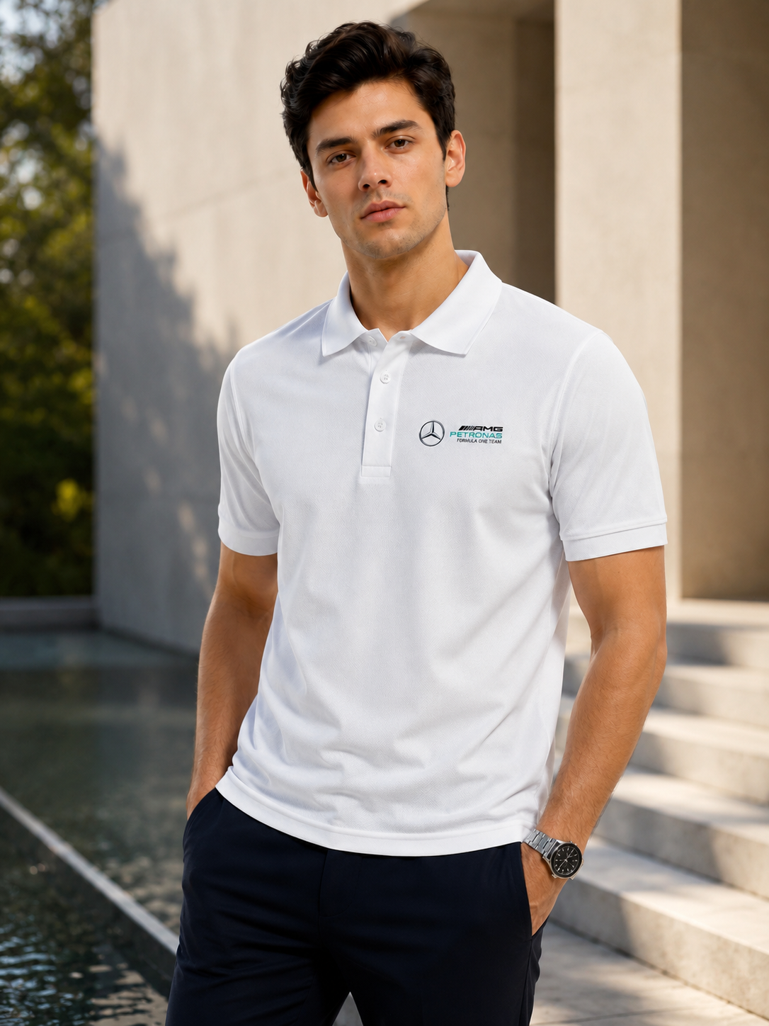 Premium AMG Polo Shirt