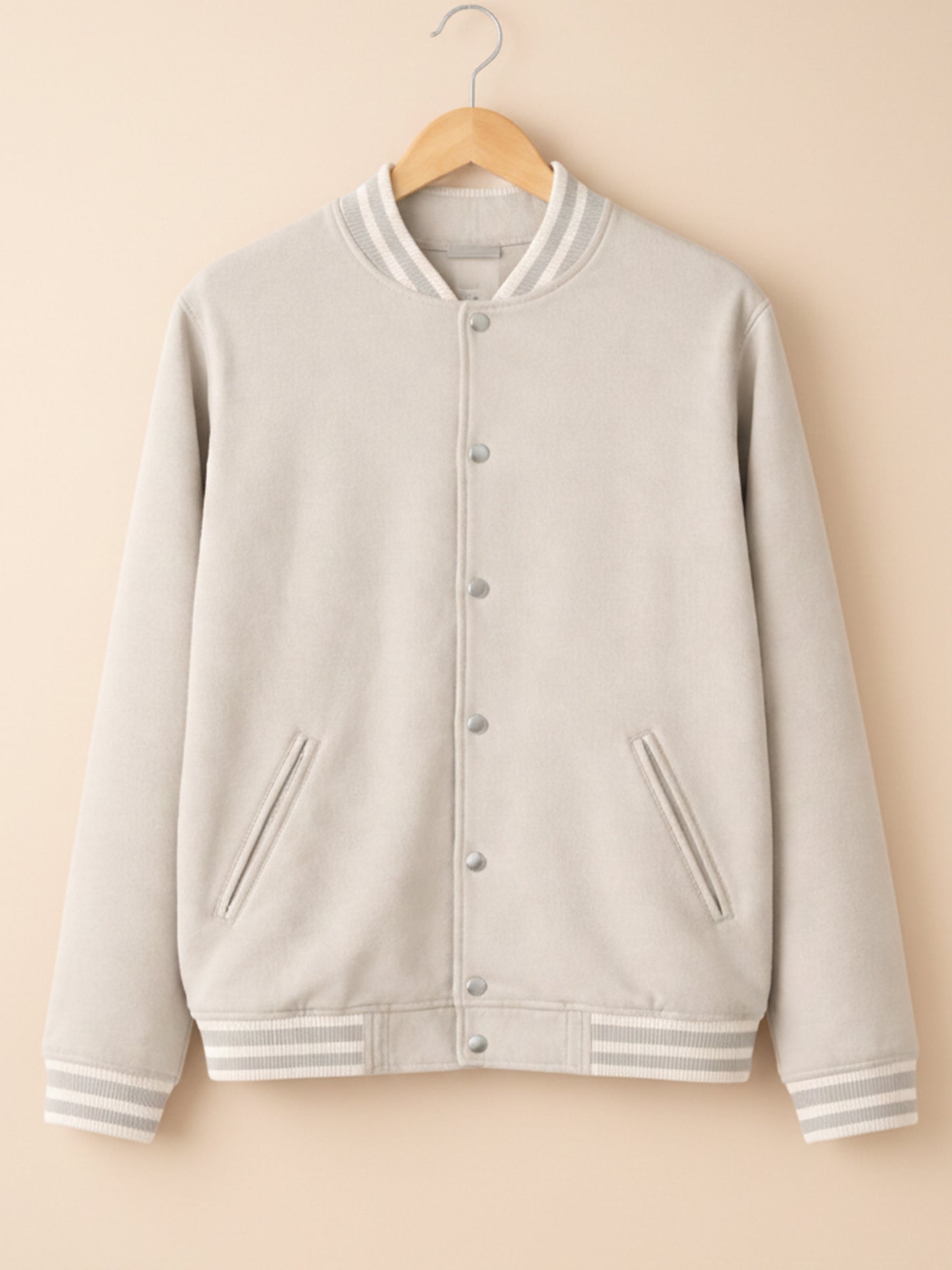 Varsity Jacket - Steel Grey