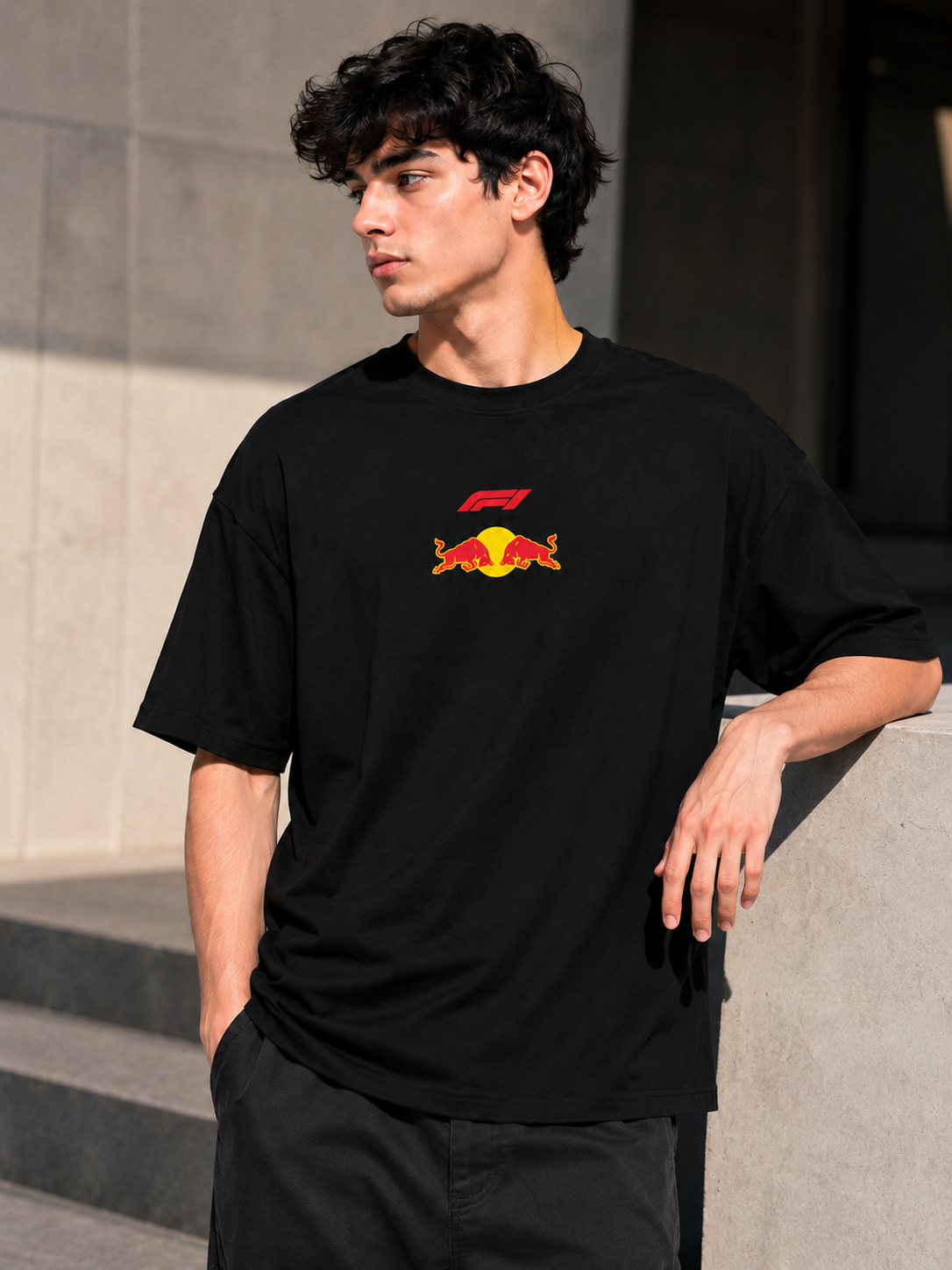 Redbull Racing Max Verstappen Oversized T Shirt