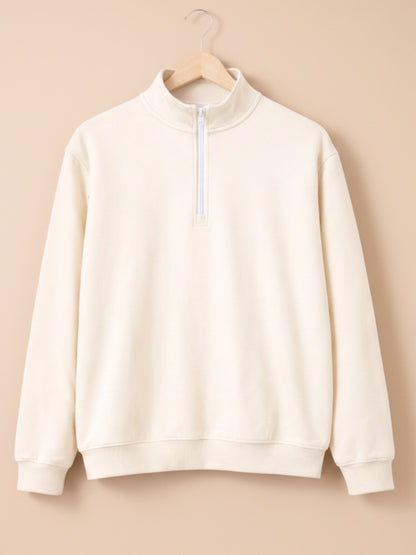 Half Zip Jacket - Off White