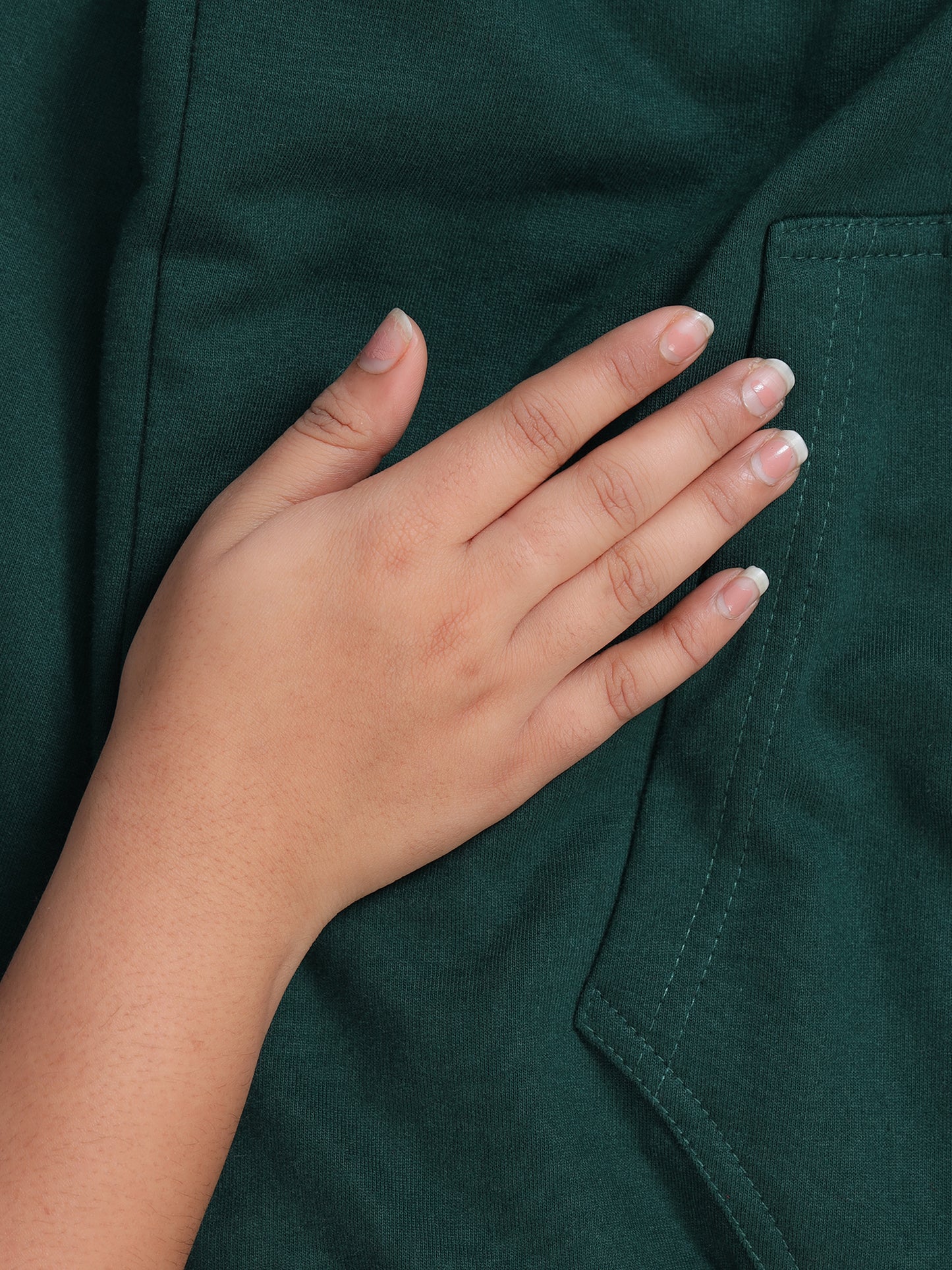 Travel  Explorer Hoodie - Bottle Green