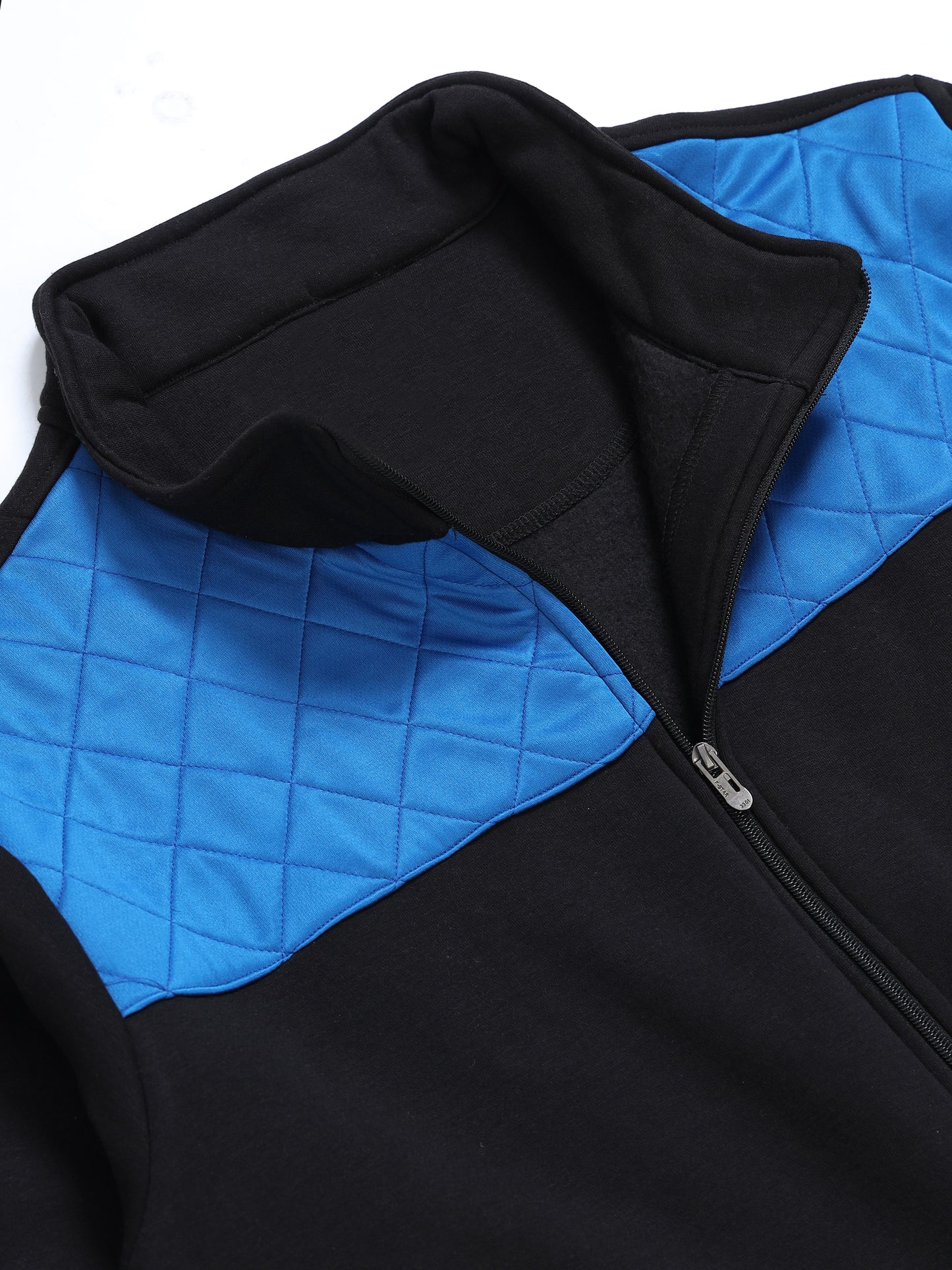 Bomber Jacket - Bold Black with Blue