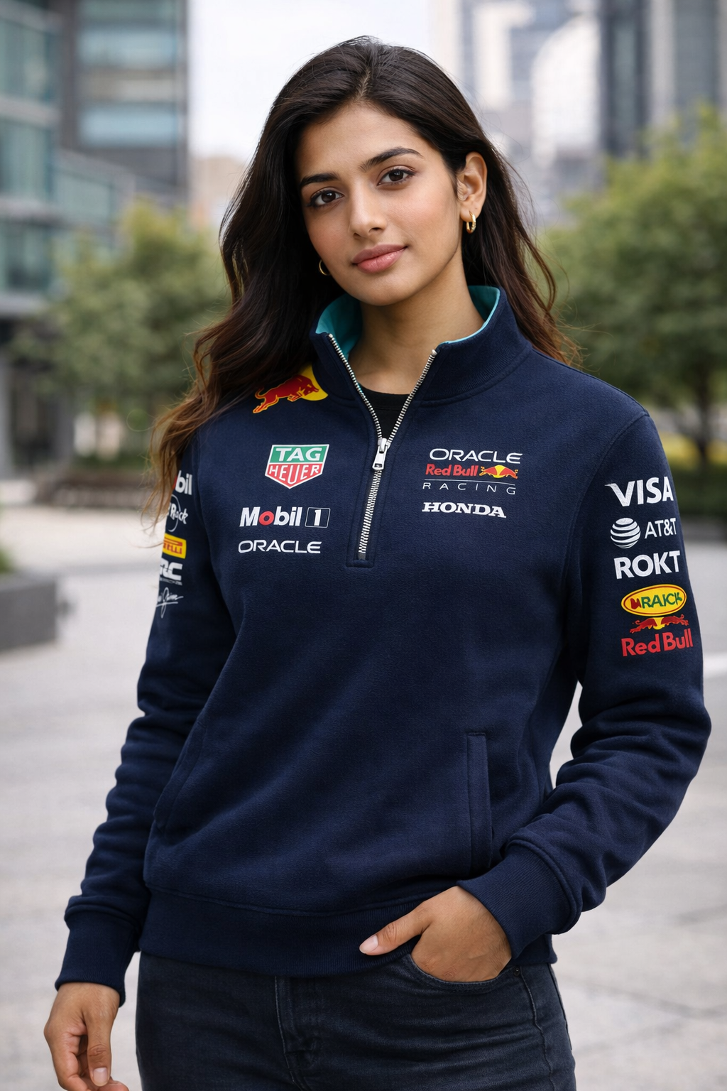 Redbull Half Zip Jacket