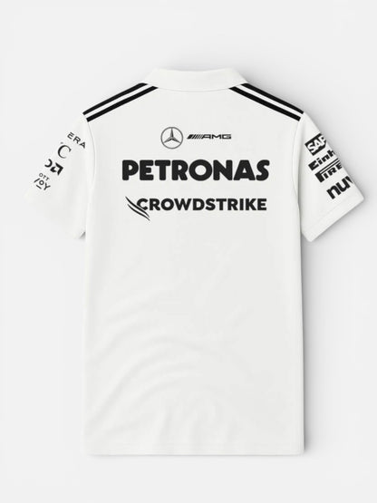 Mercedes AMG Classic White Polo Jersey