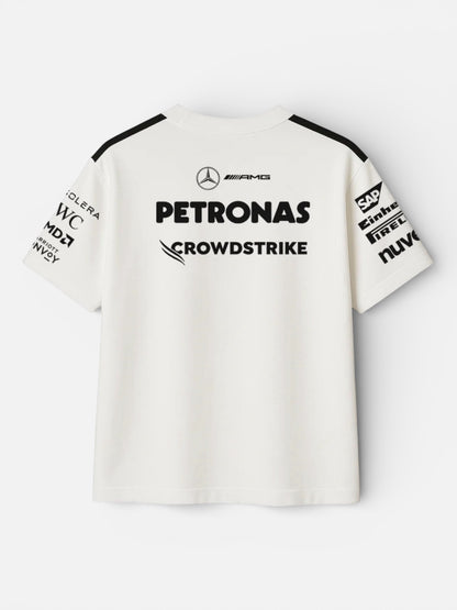Mercedes AMG Classic White Round Neck Jersey